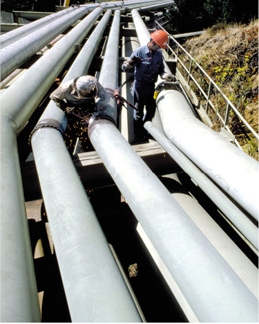 西氣東輸管道安裝